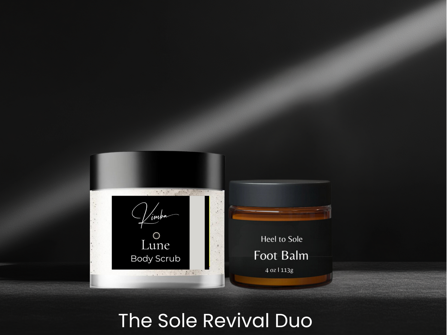 Heel-to-Sole Foot Balm + Body Scrub - Kimba Body Care